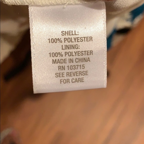 - Dress Barn cream multi color chevron print… - Picture 6 of 6